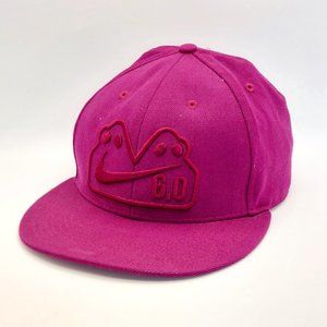 Vintage Nike - 6.0 Old Logo Skateboarding Purple Fitted Wool Flat Cap Sz 7-1/2